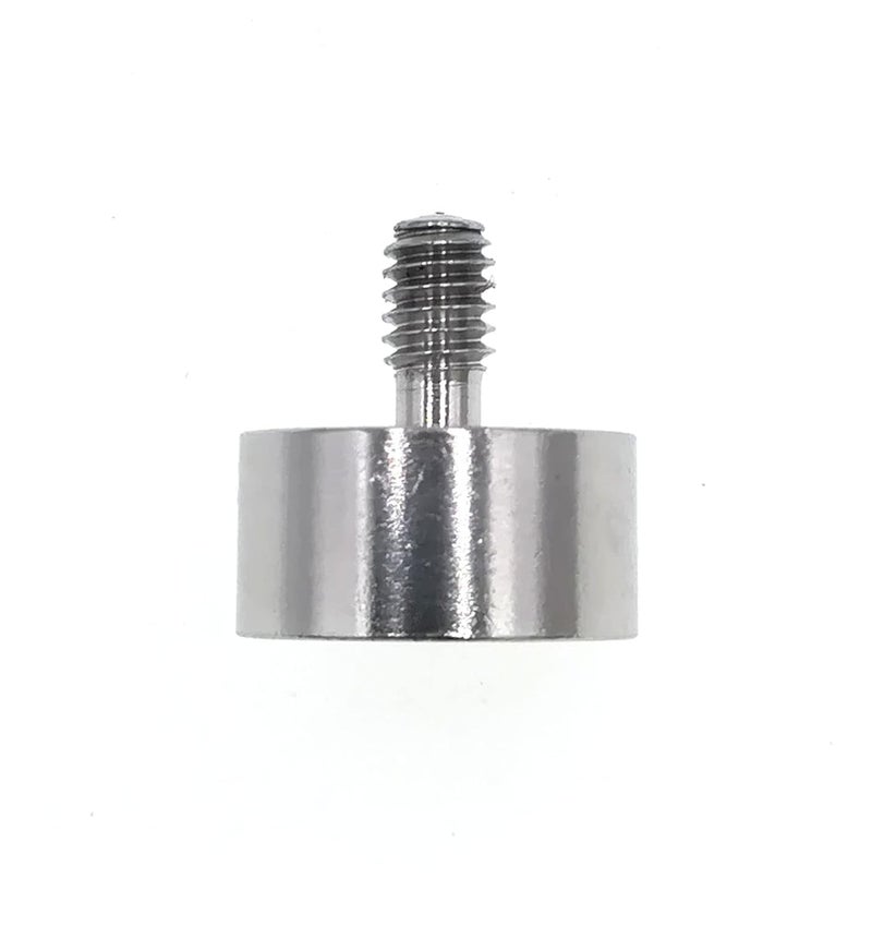 suxing Flat Contact Points 3/8" Diameter 3/16" Long for Dial Digital Indicator Depth Gauge Thickness Gauge 4-48 UNF Thread (4-48UNF 3/8“ Diameter) - Image 1